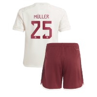 Bayern Munich Thomas Muller #25 Rezervni Dres za djecu 2023-24 Kratak Rukav (+ Kratke hlače)